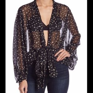 Free people star dazed kimono top